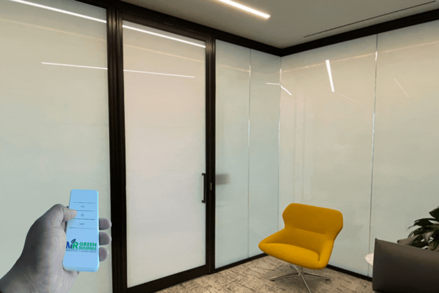 Office Open Workspace Switchable Smart Film Profile Loop