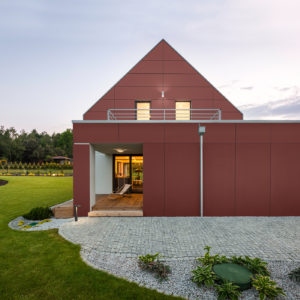 Oxide Red Roof Application